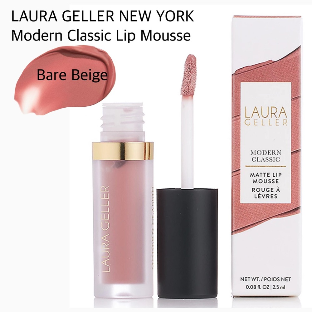 Laura Geller New York Modern Classic Matte Lip Mousse - Bare Beige